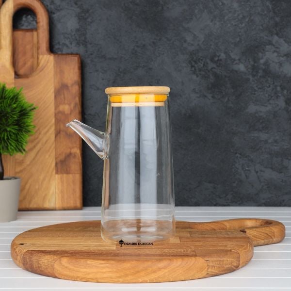 1 ADET MİNİ SERVİS BOY 400ML YAĞDANLIK, SİRKELİK  (G3827)