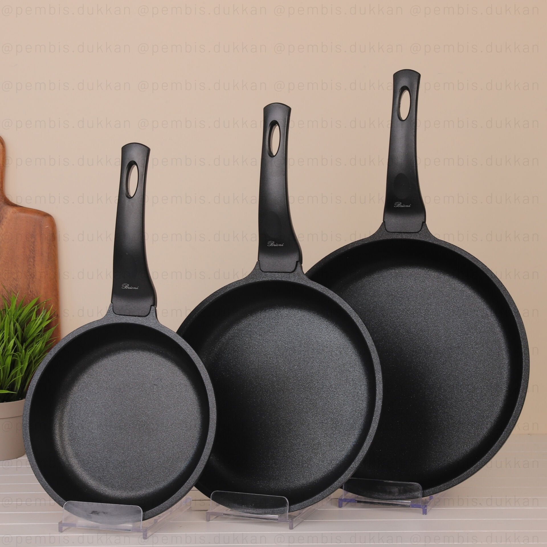 BRİONİ DİAMOND 3LÜ TAVA SETİ