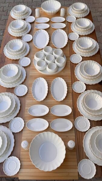 12 KİŞİLİK İSTİRİDYE YEMEK TAKIMI KOMBİN NO 6