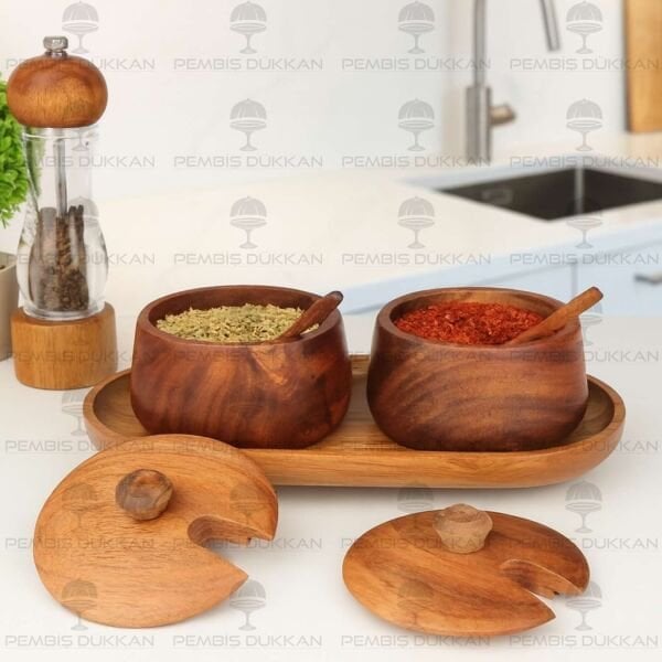 AKASYA KAŞIKLI BAHARAT&REÇELLİK KOMBİN SET (7B135)