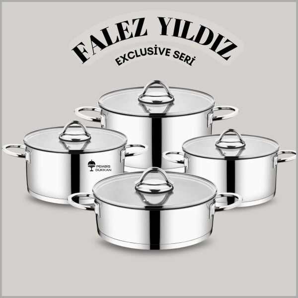 FALEZ YILDIZ 8 PARÇA TENCERE SET