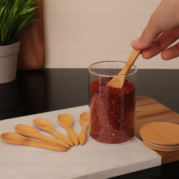 6'LI MİNİ BAMBU BAHARAT KAŞIĞI (086)