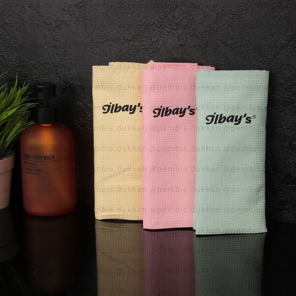 İLBAYS 3'LÜ MİKROFİBER BEZ (PEMBE-YEŞİL-SARI)