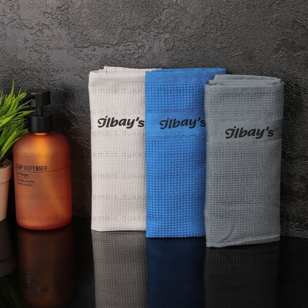 İLBAYS 3'LÜ MİKROFİBER BEZ (MAVİ-GRİ-ANTRASİT)