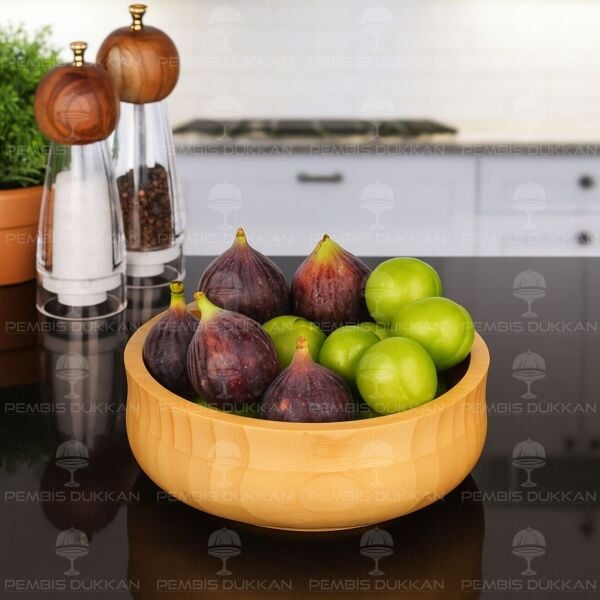 7B122 BAMBU 18 CM ORTA BOY BOHEM KASE 1 ADET