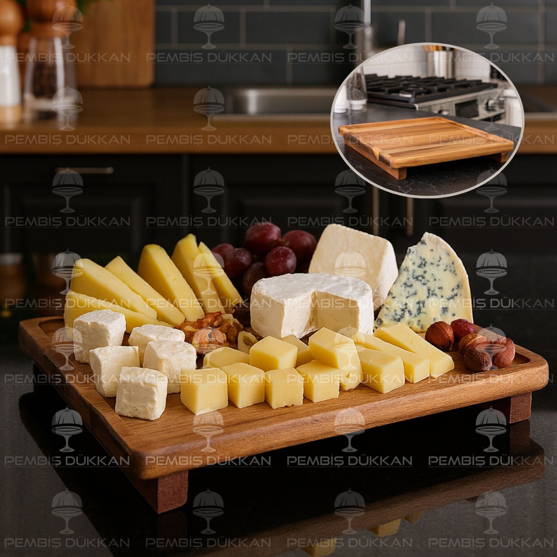 MN KARE AYAKLI AKASYA SUNUMLUK (8B70)