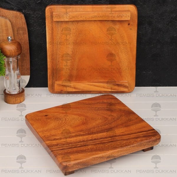 1 ADET FİLİPİN AKASYA KARE AYAKLI SUNUMLUK AKS139