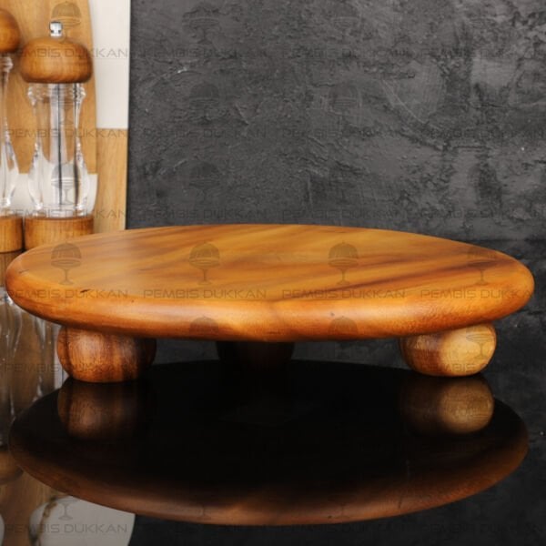 1 ADET FİLİPİN AKASYA TOP AYAKLI YUVARLAK SUNUMLUK BÜYÜK AKS142