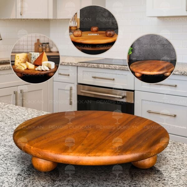 1 ADET FİLİPİN AKASYA TOP AYAKLI YUVARLAK SUNUMLUK BÜYÜK AKS142