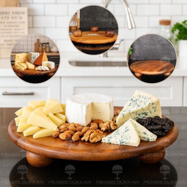 1 ADET FİLİPİN AKASYA TOP AYAKLI YUVARLAK SUNUMLUK BÜYÜK AKS142