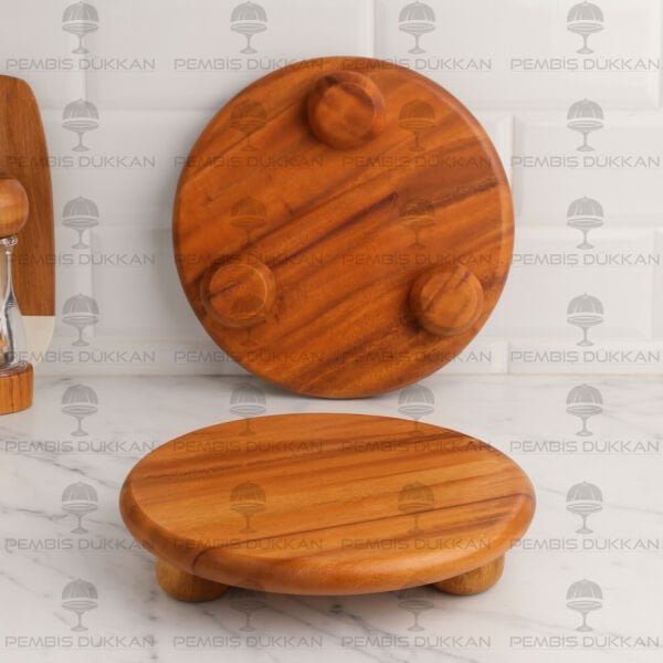 1 ADET FİLİPİN AKASYA TOP AYAKLI YUVARLAK SUNUMLUK KÜÇÜK AKS143