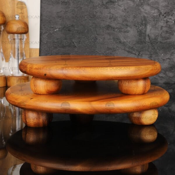 1 ADET FİLİPİN AKASYA TOP AYAKLI YUVARLAK SUNUMLUK KÜÇÜK AKS143