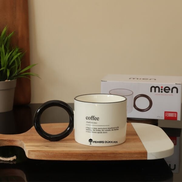 1 ADET PORSELEN RİNG KUPA DICTIONARY MODEL 270CC 1D17