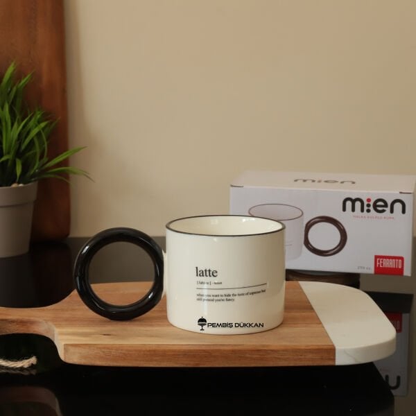 1 ADET PORSELEN RİNG KUPA DICTIONARY MODEL 270CC 1D17