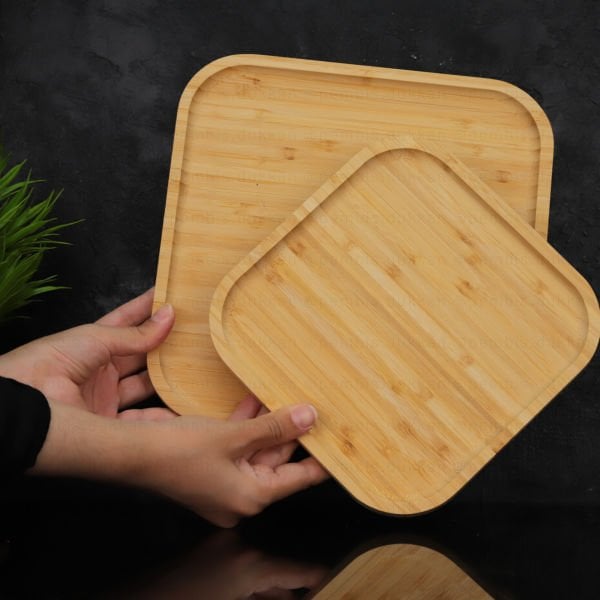 BAMBU KARE SERVİS TABAK 24.5 CM (612)