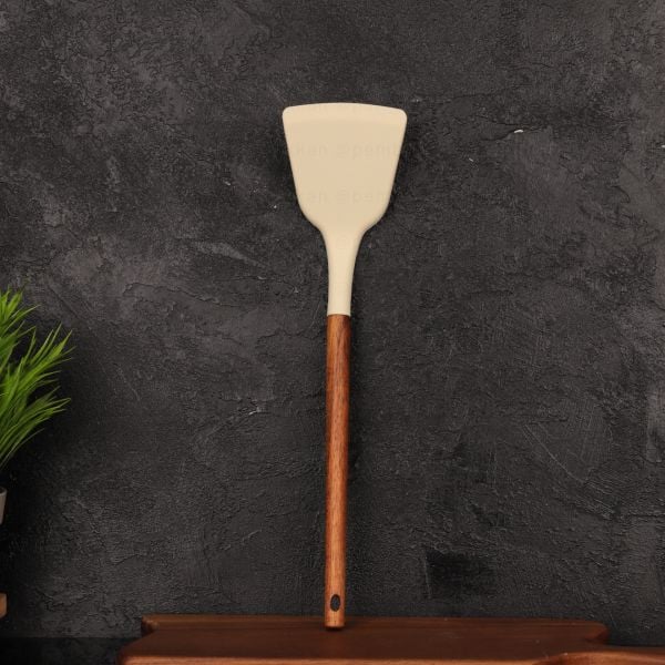 1 ADET AKASYA SAPLI SİLİKON DİKEY SPATULA (1201)