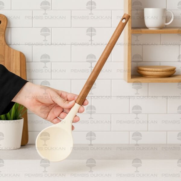 1 ADET AKASYA SAPLI SİLİKON KAŞIK (1194)