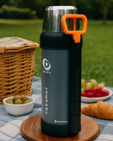 DAIMA FARAWAY 2500ML GRİ TERMOS