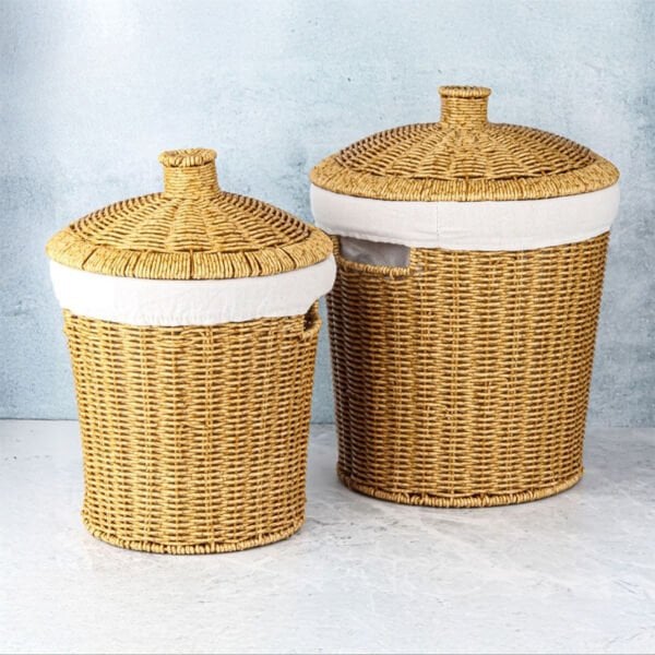 2Lİ RATTAN BEZLİ PATATES & SOĞAN SEPETİ (1445)