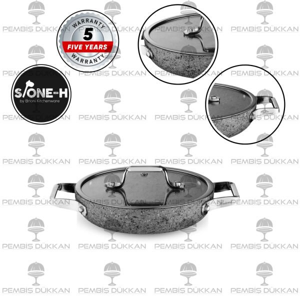 BRİONİ STONE-H 20 CM SAHAN TENCERE