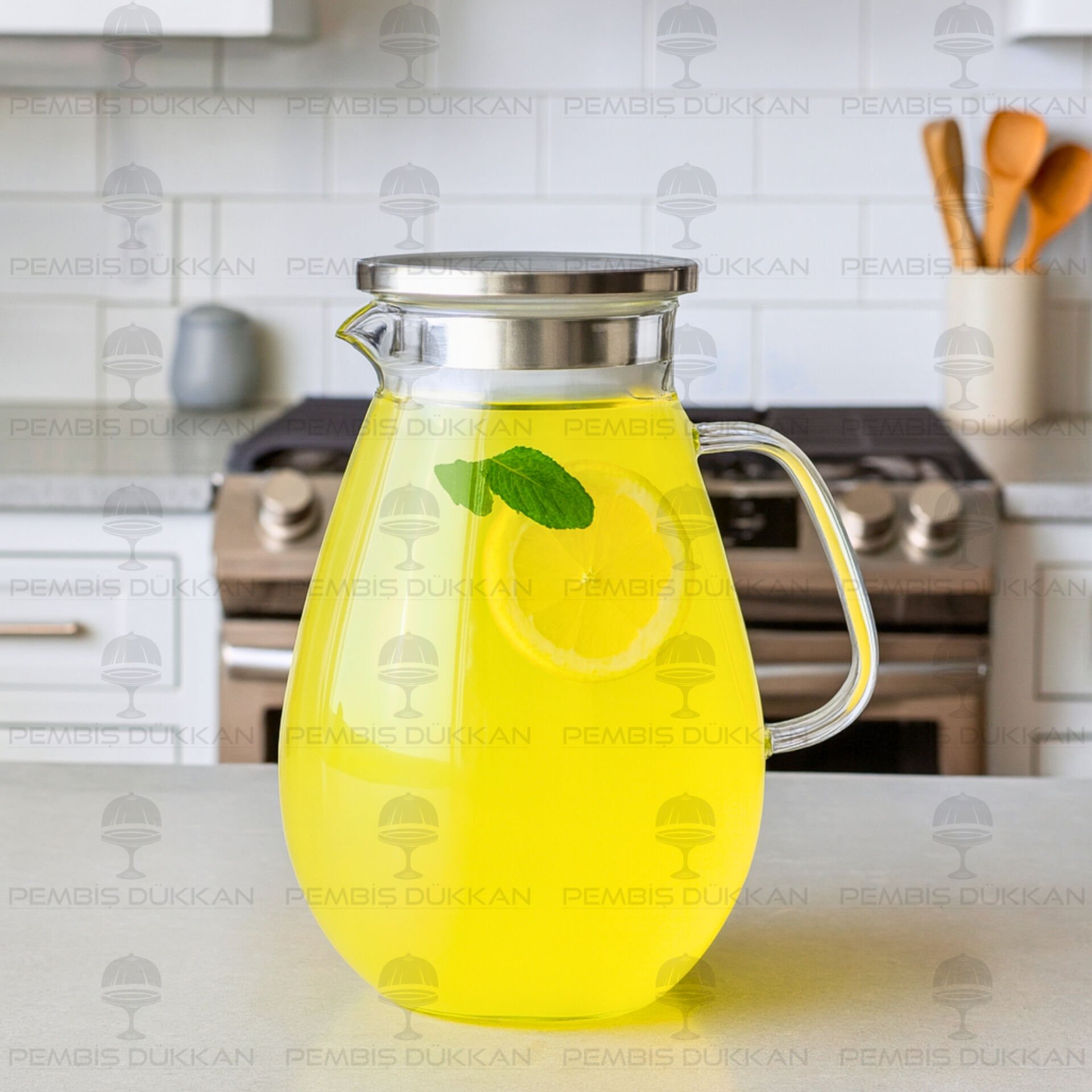 ARW YENİ MODEL 1800ML  BOROSİLİKAT CAM SÜRAHİ NO2