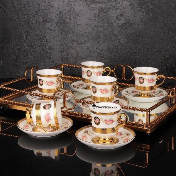 6 KİŞİLİK AYAKLI MODDOX FİNCAN TAKIMI