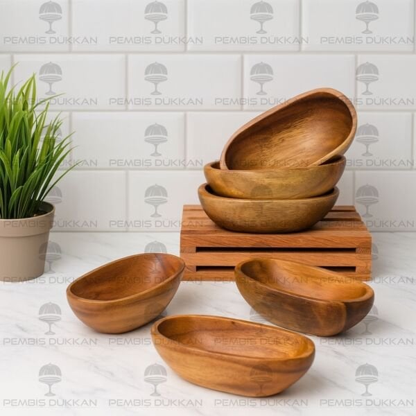 1 ADET FİLİPİN AKASYA OVAL DERİN KASE (AKS134)