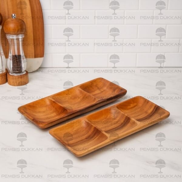 1 ADET FİLİPİN AKASYA 3 BÖLMELİ ÇEREZLİK KÜÇÜK (AKS112)