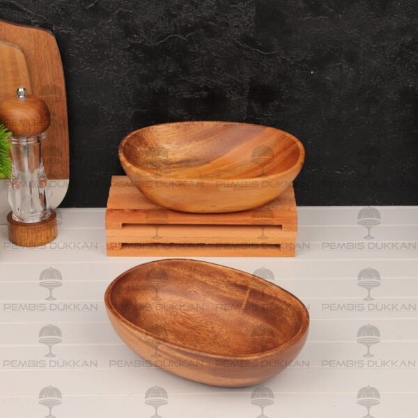 1 ADET FİLİPİN AKASYA OVAL DERİN KASE NO1 (AKS122)