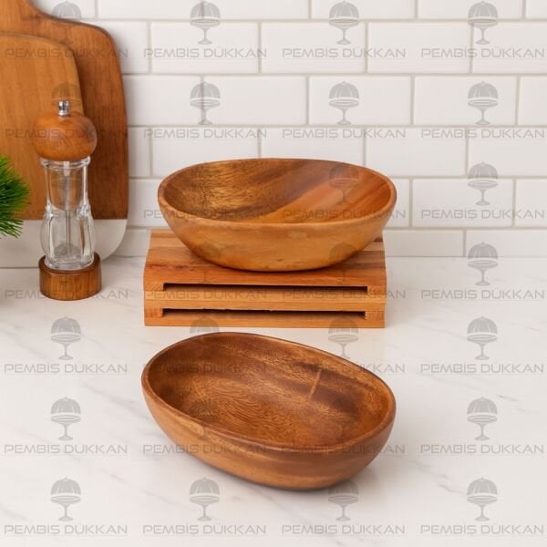 1 ADET FİLİPİN AKASYA OVAL DERİN KASE NO1 (AKS122)