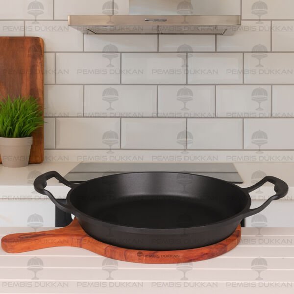 BRİONİ DİAMOND 24 CM AHŞAP ALTLIKLI SAHAN