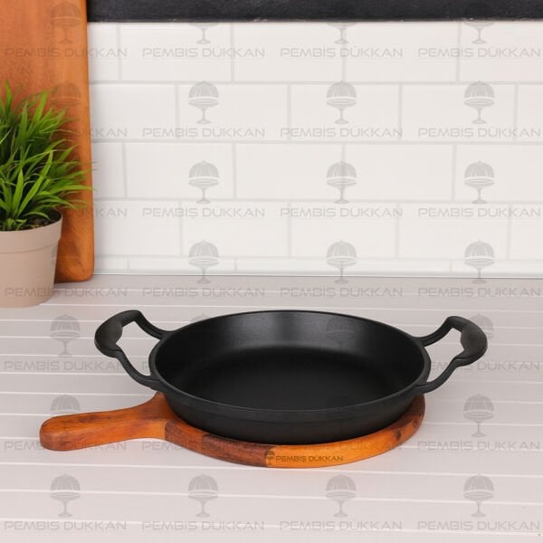 BRİONİ DİAMOND 20 CM AHŞAP ALTLIKLI SAHAN