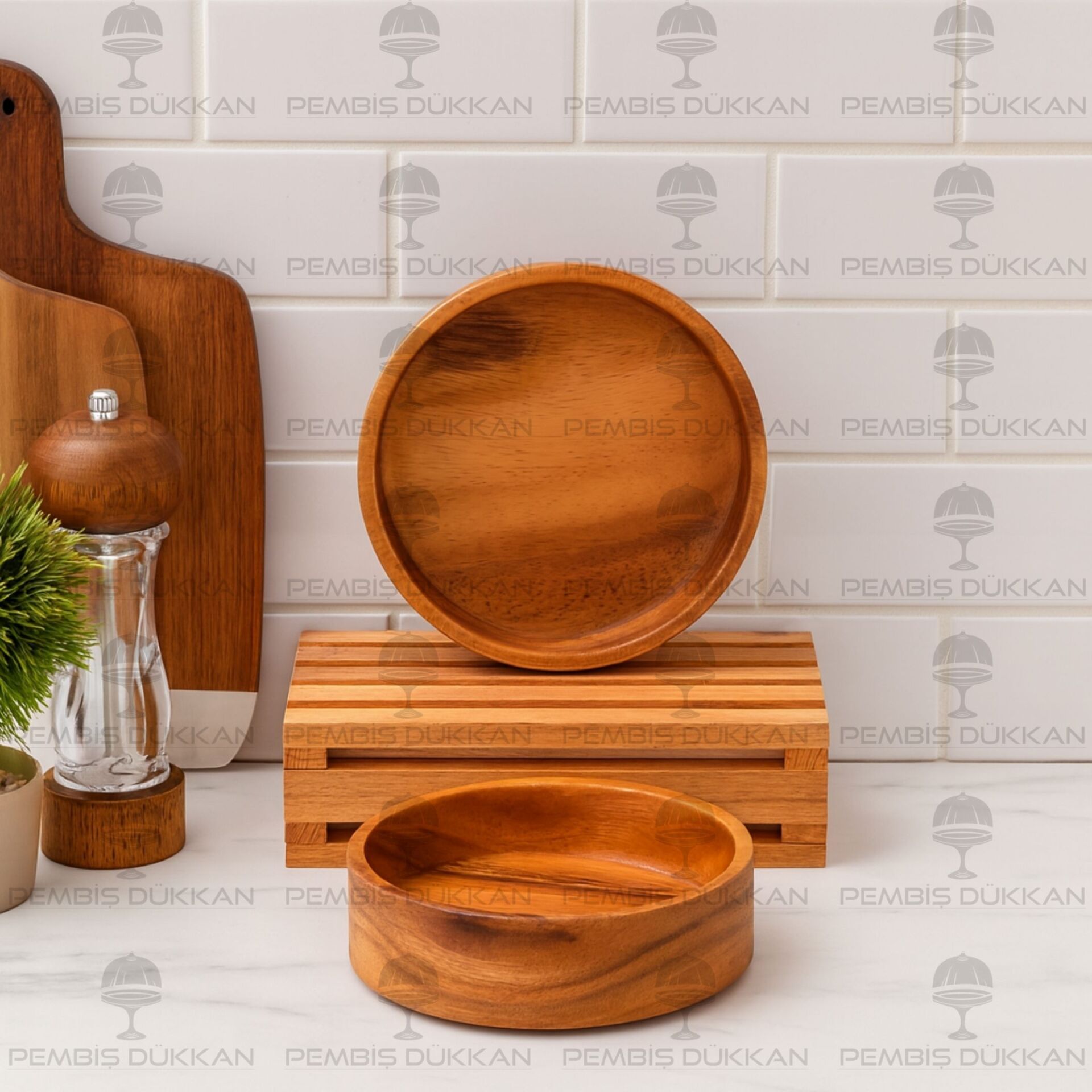 1 ADET FİLİPİN AKASYA YUVARLAK DÜZ KASE KÜÇÜK (AKS123)