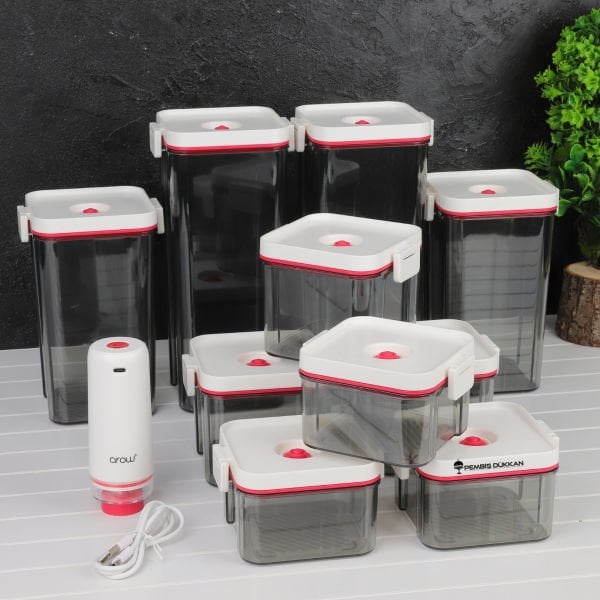 SUNN 10 PARÇA VAKUMLU SAKLAMA KABI SET