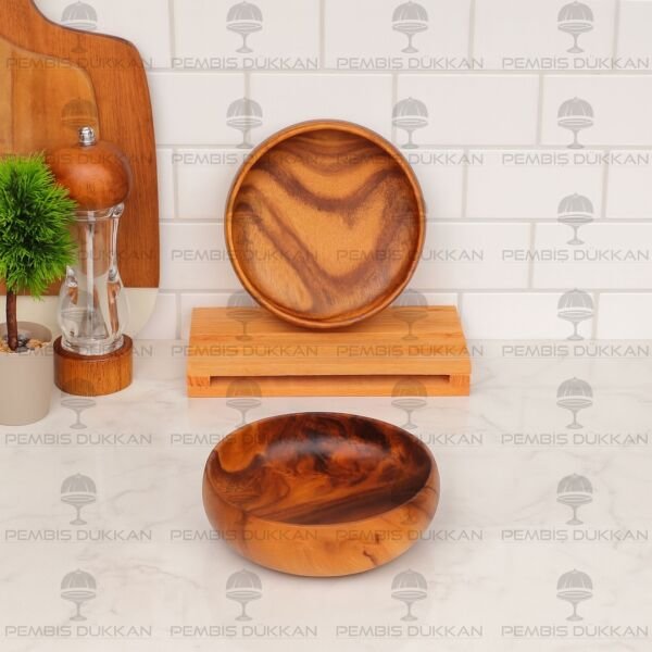 1 ADET FİLİPİN AKASYA YUVARLAK BOMBELİ KÜÇÜK KASE (AKS114)