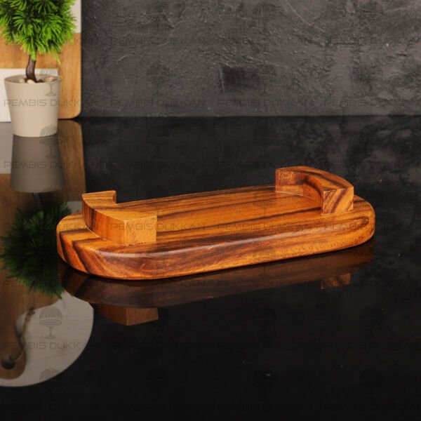 1 ADET FİLİPİN AKASYA OVAL AYAKLI SUNUMLUK KÜÇÜK AKS140