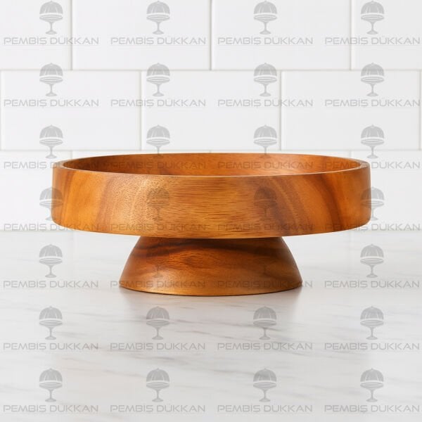 1 ADET FİLİPİN AKASYA AYAKLI DÜZ DERİN KASE AKS146