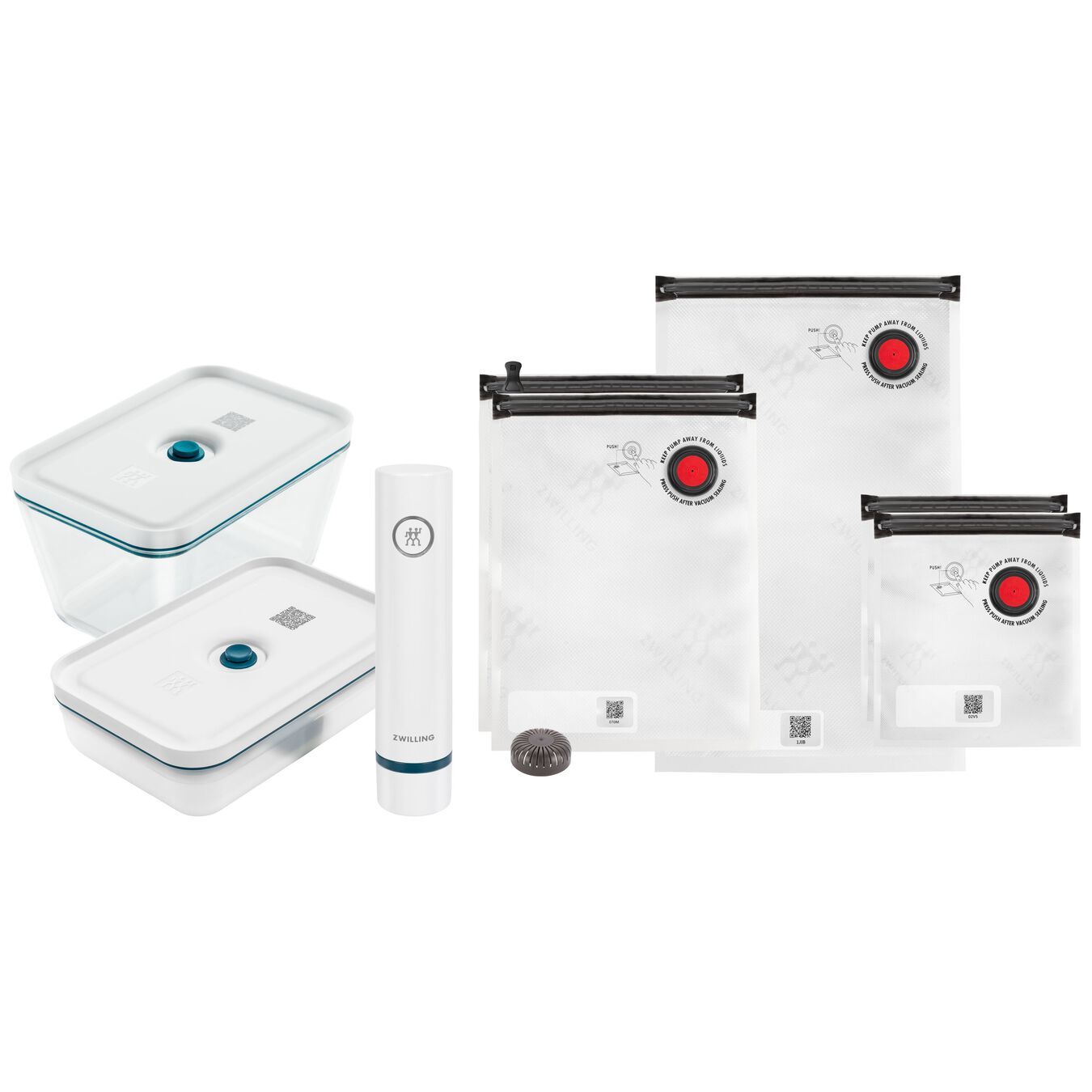 ZWILLING VAKUM BAŞLANGIÇ SET BOROSİLİKAT CAM 8 PARÇA 368150140 FRESH & SAVE