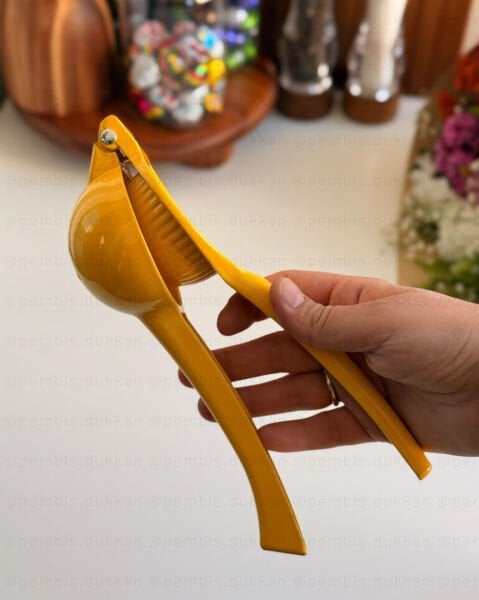 1 ADET MN METAL SARI LİMON SIKACAĞI (1385)