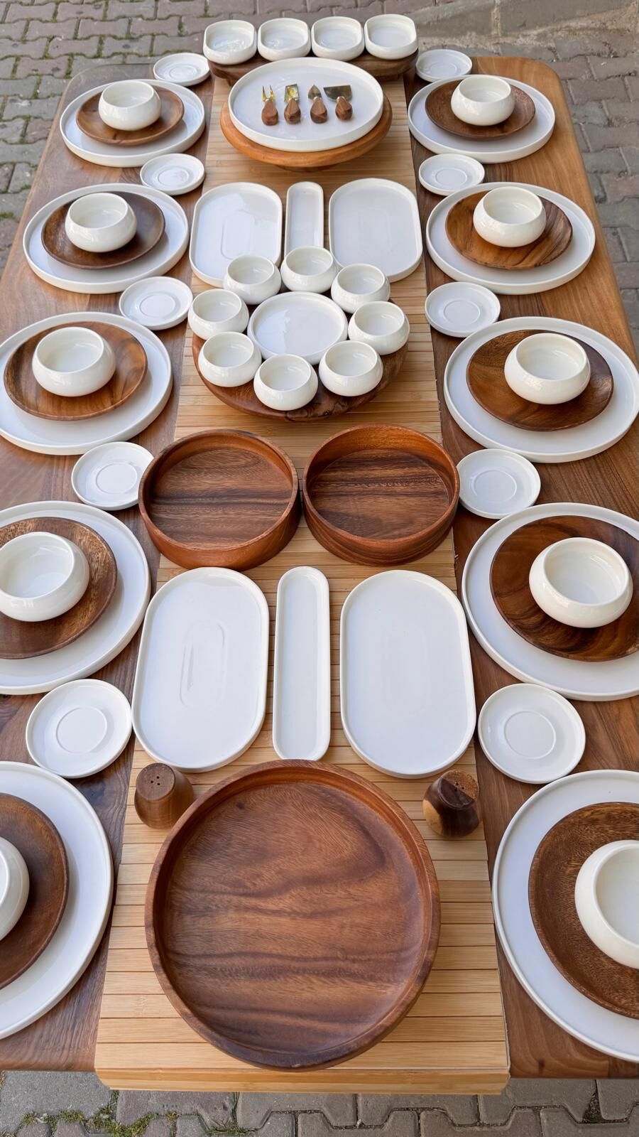 AKASYA & PORSELEN KAHVALTI SET NO 9 (KİŞİ ADEDİNİ SEÇİNİZ)