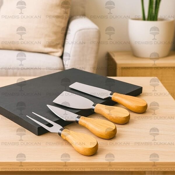 4LÜ BAMBU SAPLI PEYNİR BIÇAĞI (COS-2020)