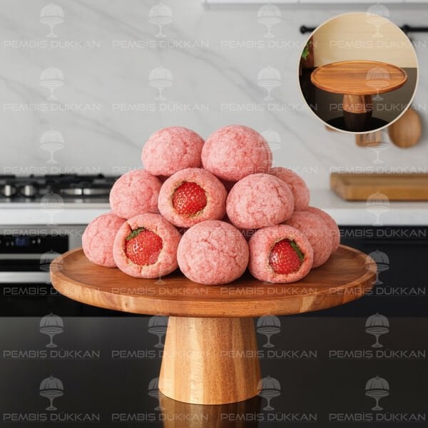 30 CM LIDEA AKASYA AYAKLI SUNUMLUK (8B59)