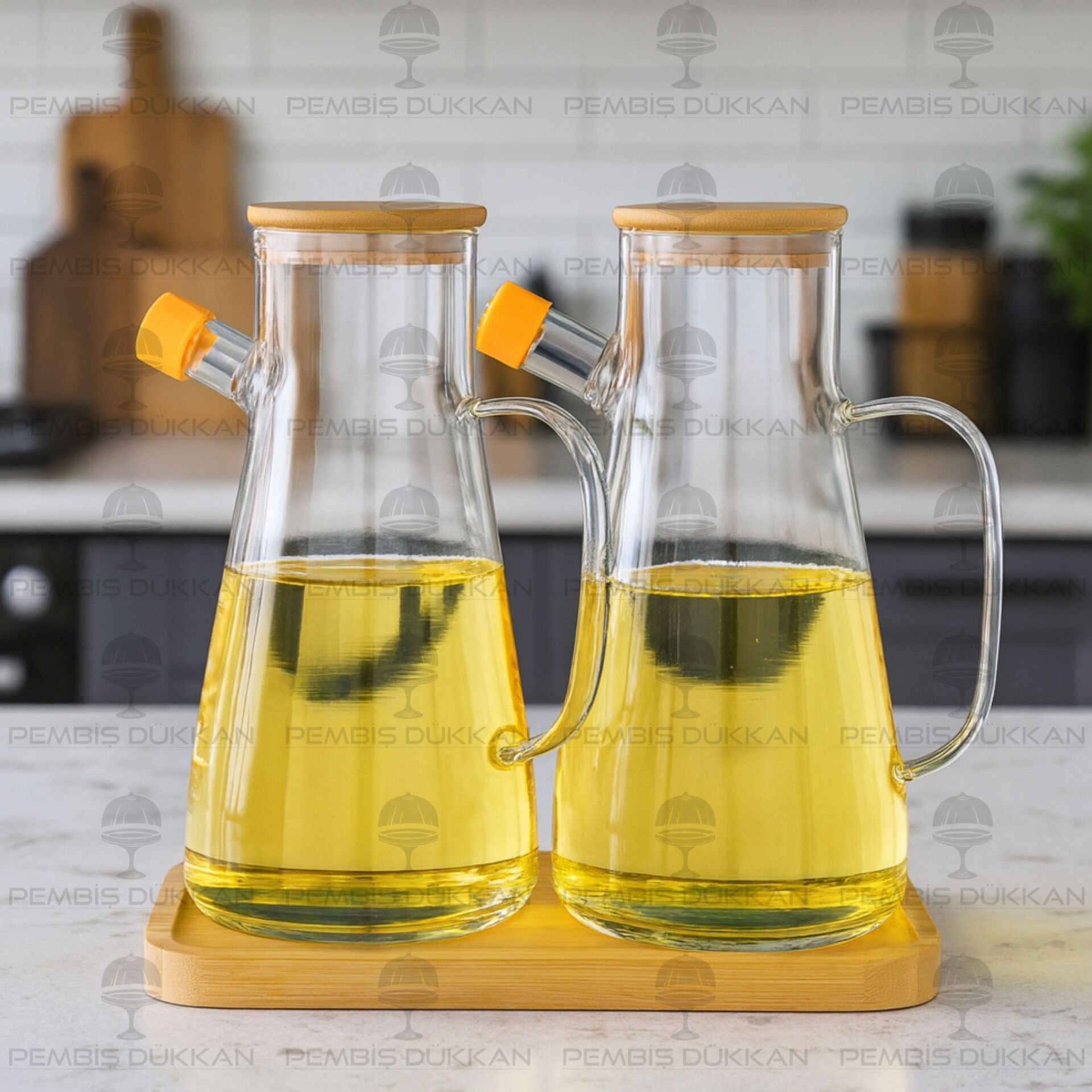 2Lİ PERO DİKD. BAMBULU (MN-574) PAÇİ YAĞDANLIK SET