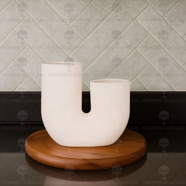 MN U MODEL SERAMİK VAZO BÜYÜK BOY (1034)