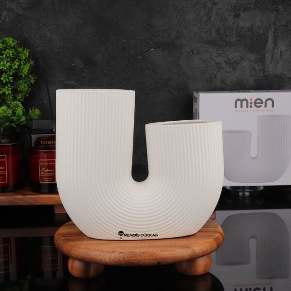 MN U MODEL SERAMİK VAZO BÜYÜK BOY (1034)