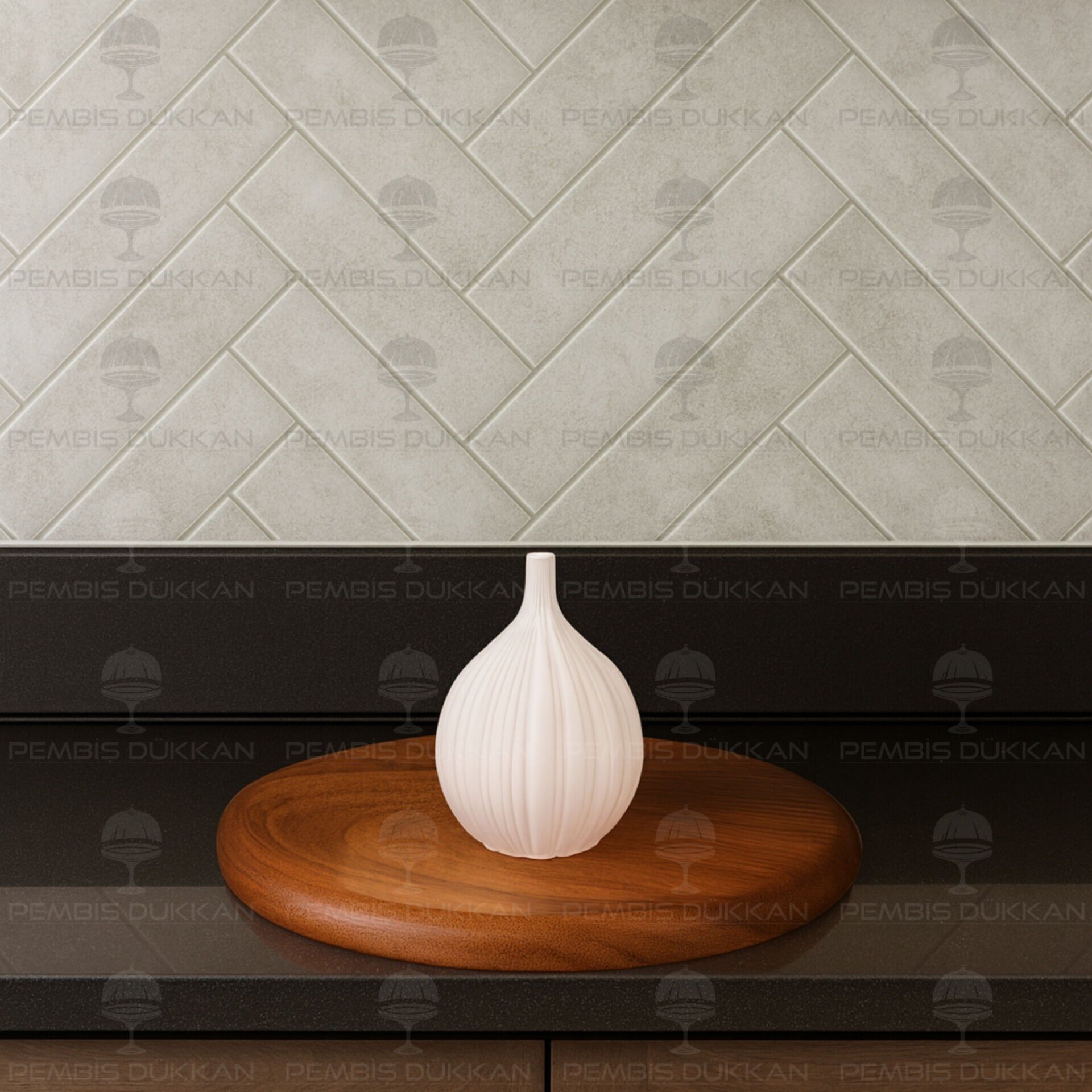 MN SERAMİK DEKORATİF VAZO KÜÇÜK BOY (0252)