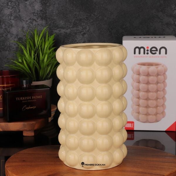 MN BUBBLE MODEL SERAMİK BÜYÜK VAZO  (1031)