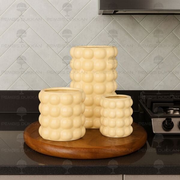 MN BUBBLE MODEL SERAMİK KÜÇÜK VAZO