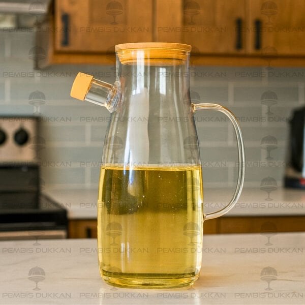 1 ADET BAMBU KAPAKLI MİLO YAĞLIK 1113