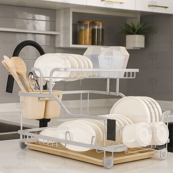 ALÜMİNYUM 2 KATLI BULAŞIKLIK 005